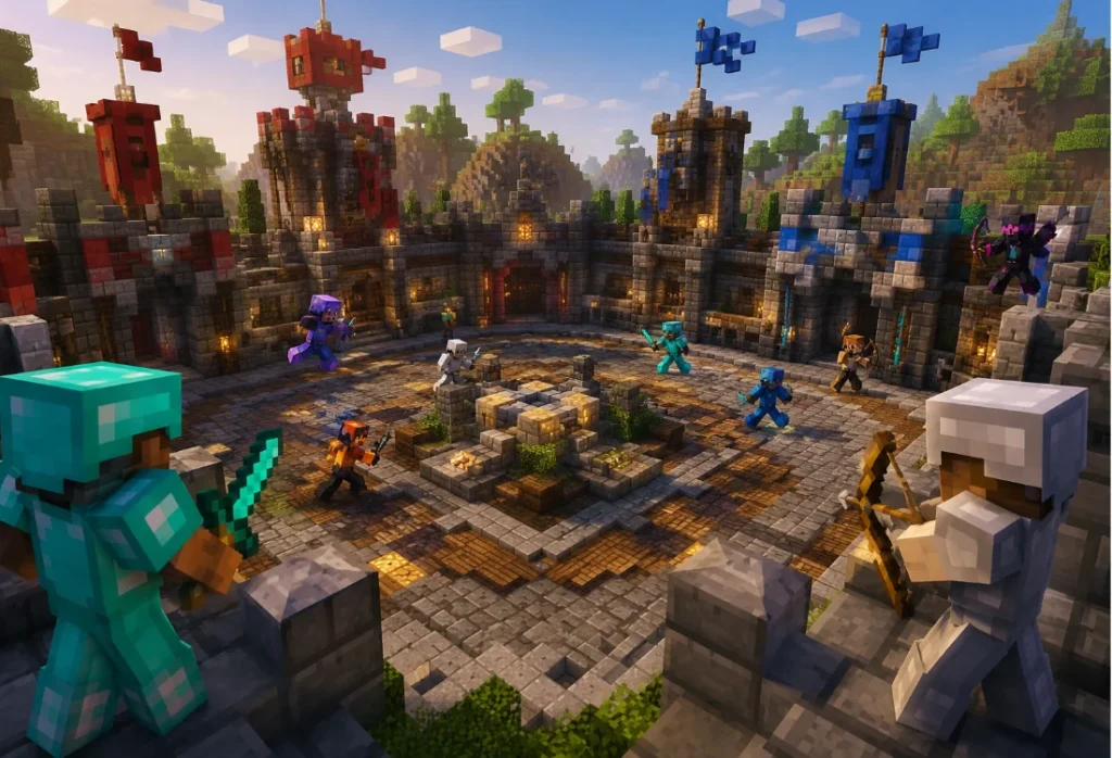 Minecraft PlayBattleSquare